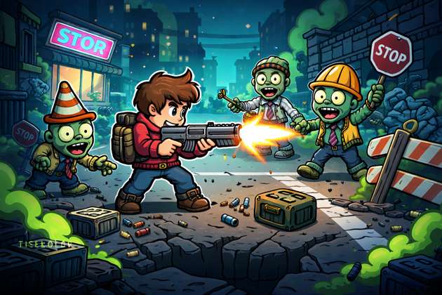 Zombie Blast 2D - Jabali AI Poster