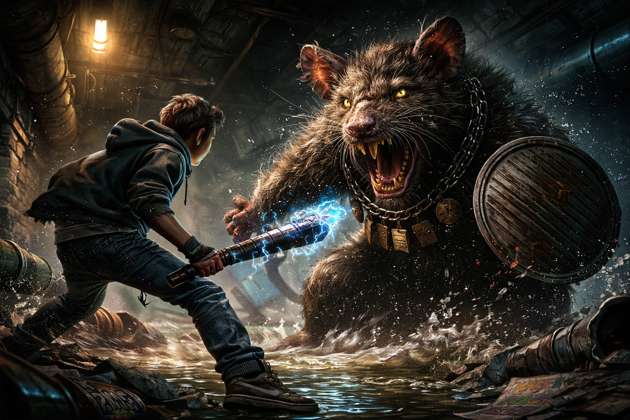 Rato Colossal 3D - Jabali AI Poster