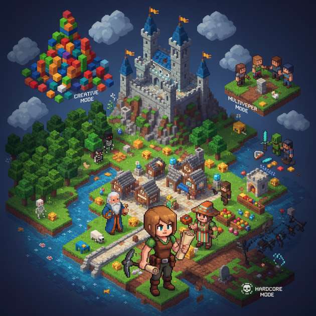 Blockbound Adventures - Jabali AI Poster