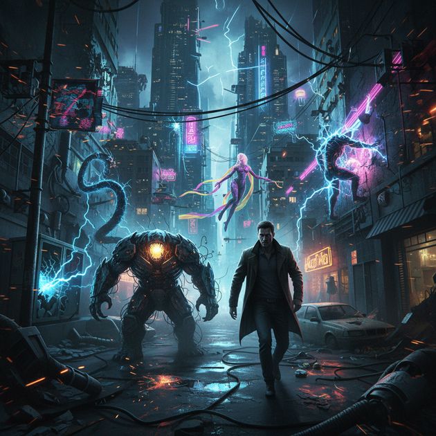 Surgebound Metropolis - Jabali AI Poster