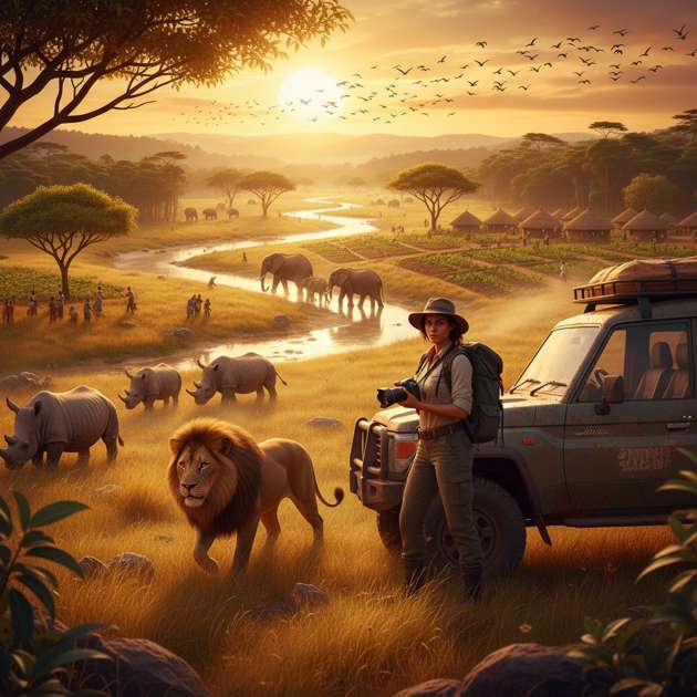 Wild Heart Reserve - Jabali AI Poster