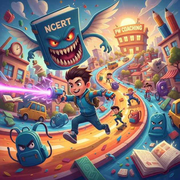 Run From the NCERT Beast - Jabali AI Poster