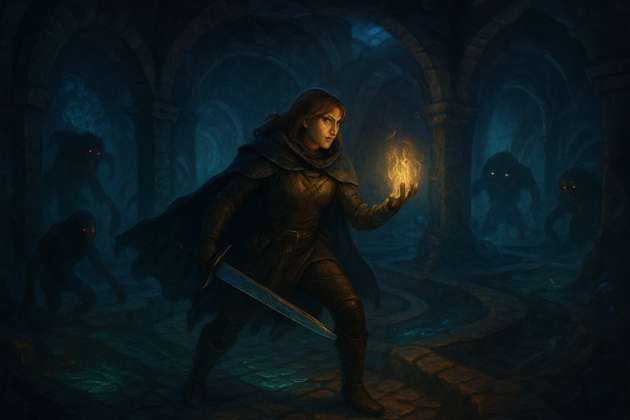 Labyrinth of the Lost - Jabali AI Poster