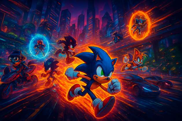 Sonic City Rush - Jabali AI Poster