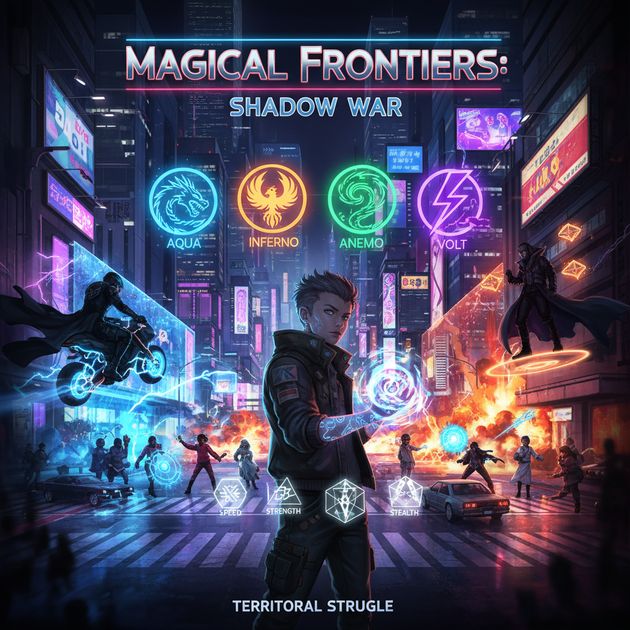 Arcane Districts - Jabali AI Poster