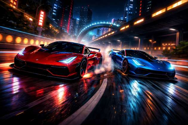 Turbo Drift Rush - Jabali AI Poster