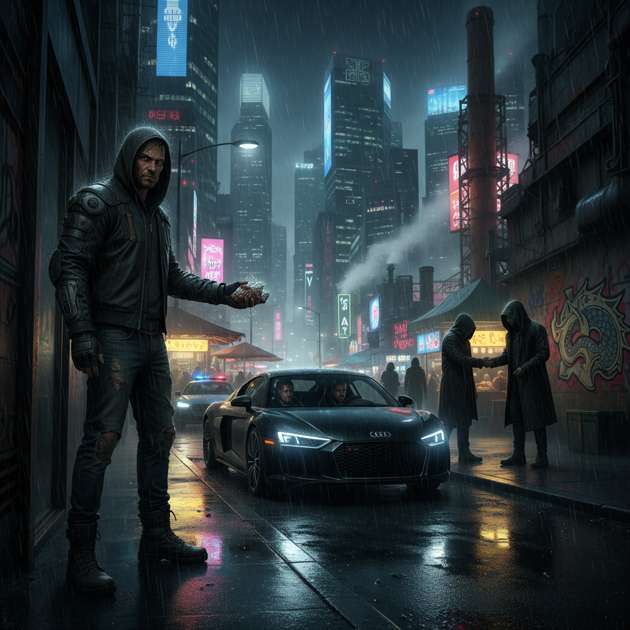 City of Vice - Jabali AI Poster