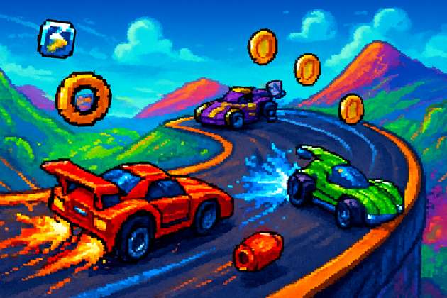 Pixel Turbo Rivals - 3D Racing by Jabali AI