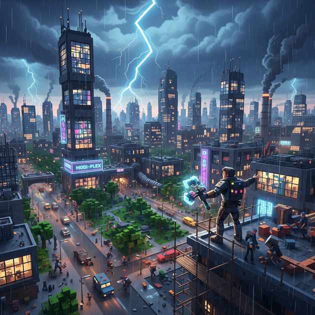 Block City Reborn - Jabali AI Poster