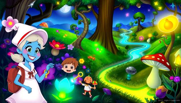 The Twinkle and the Whimsical Key - Jabali AI Poster