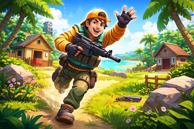 BattleDrop Island Hii - Jabali AI Poster