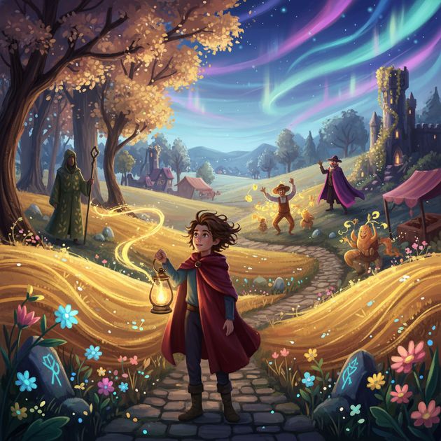 October's Enchantment - Jabali AI Poster