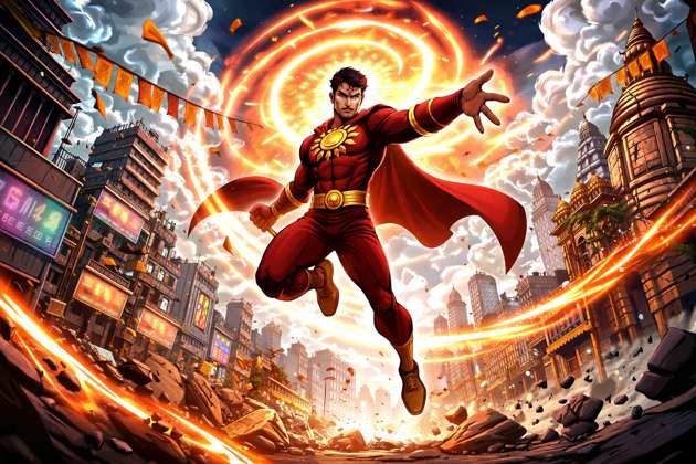 Shaktiman Marvel Quest - Jabali AI Poster