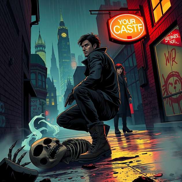 Neon Hunger - Jabali AI Poster