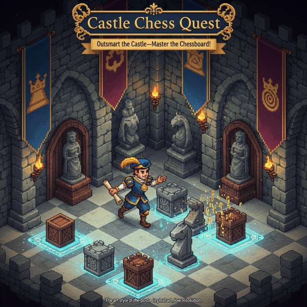 Castle Chess Quest - Jabali AI Poster