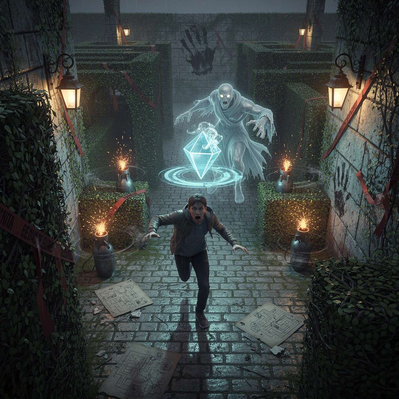Ghost Maze Hideout game artwork