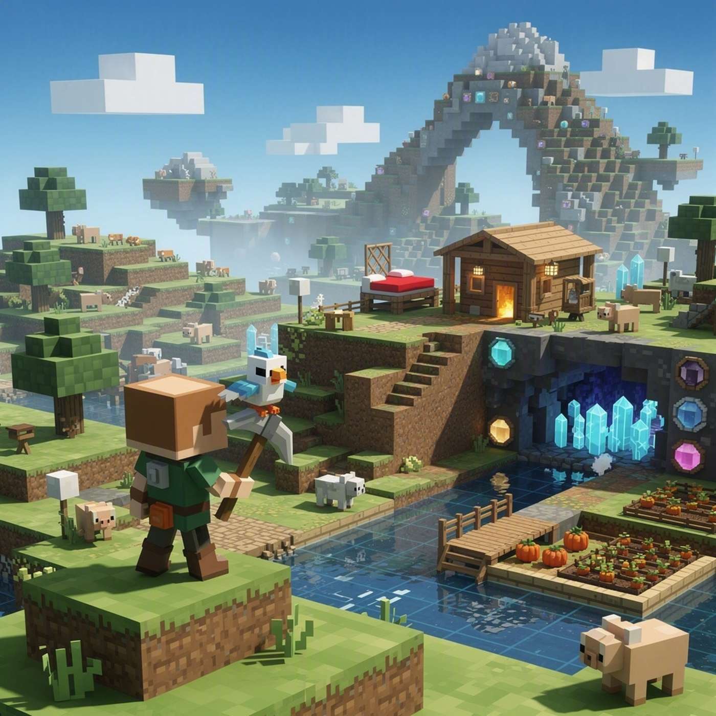 BlockCraft World game artwork