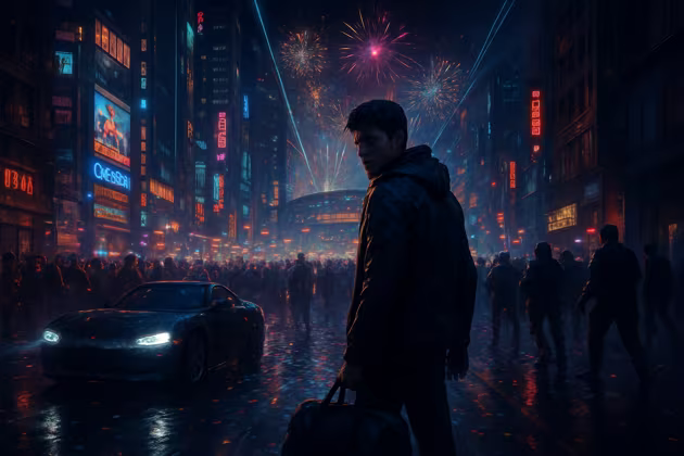 Final Night City - Jabali AI Poster