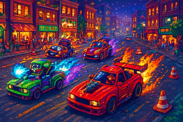 Street Rumble Racers - Jabali AI Poster