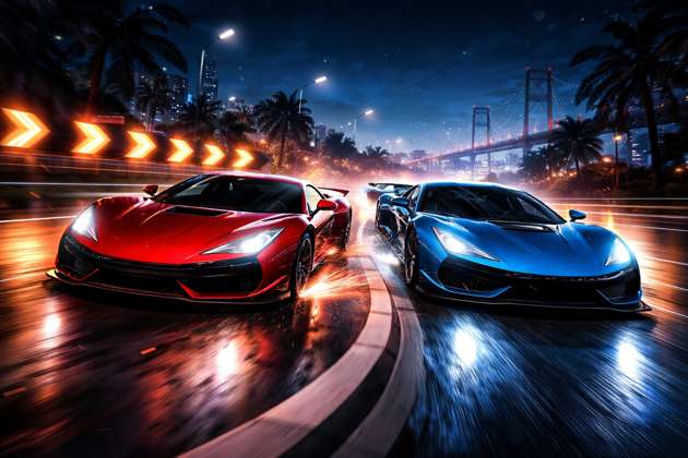 CJ San Andreas Street Racing - Jabali AI Poster