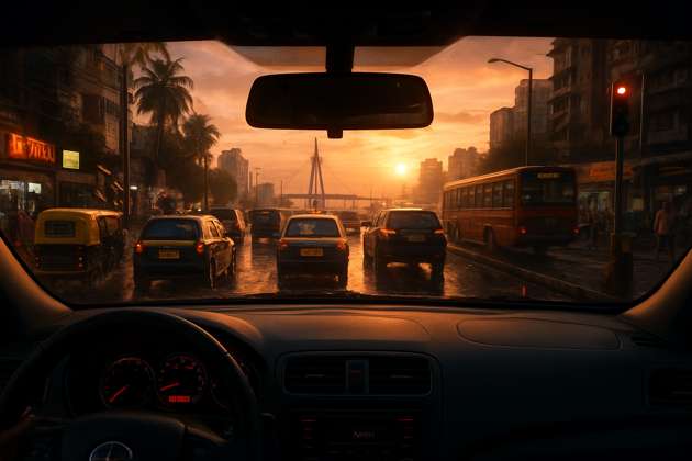 Mumbai Street Flow - Jabali AI Poster