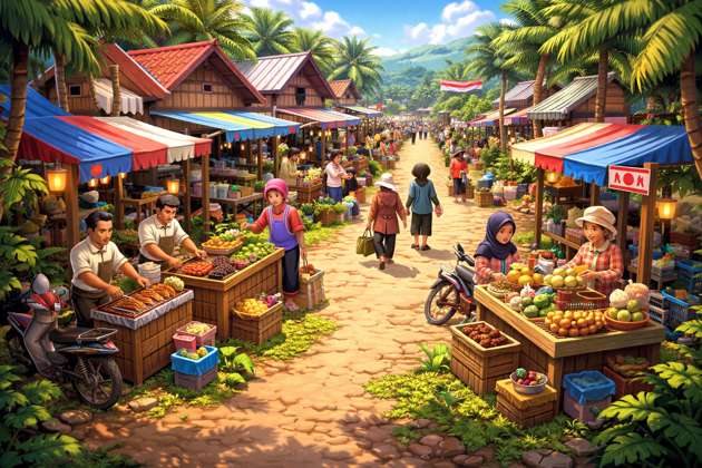 Batas Kampung 3D - Jabali AI Poster