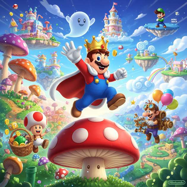 KING's Colorful Quest - Jabali AI Poster