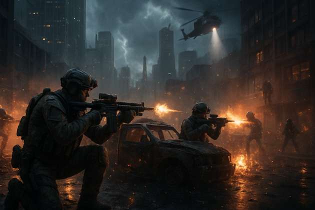 Urban Siege - Jabali AI Poster