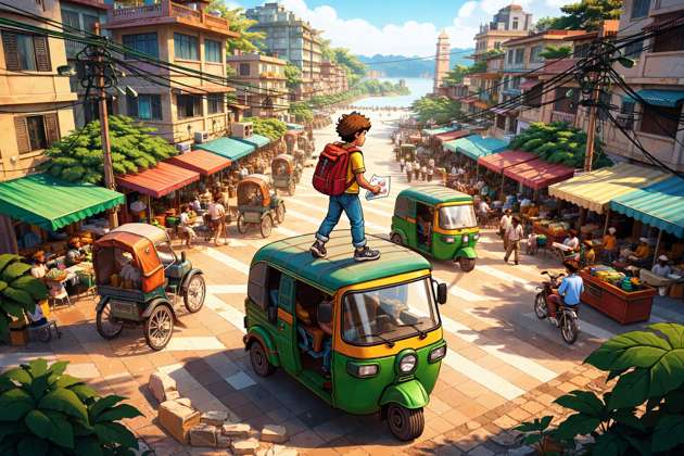 Dhaka Drift District - Jabali AI Poster