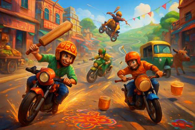 Street Riders: India Clash - Jabali AI Poster