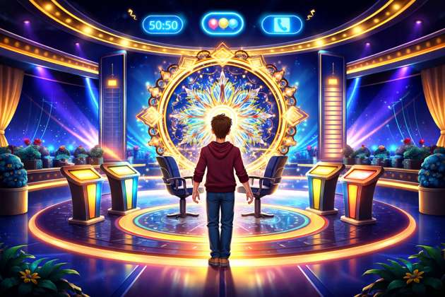 KBC Kaun Banega Karodpati Quiz - Jabali AI Poster