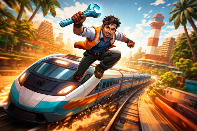 Chennai Express Rush 2 - Jabali AI Poster