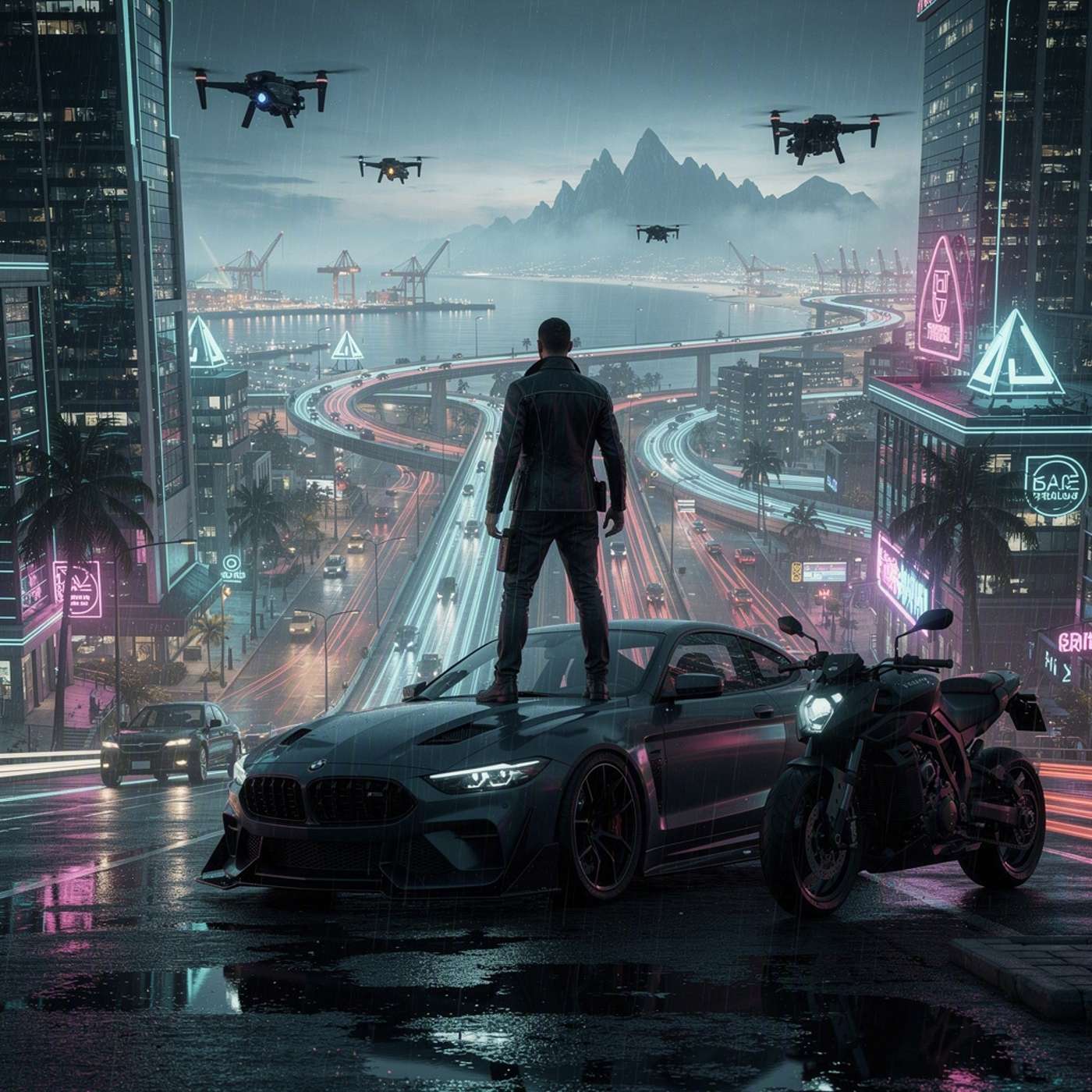 NEON CITY: RISE game artwork