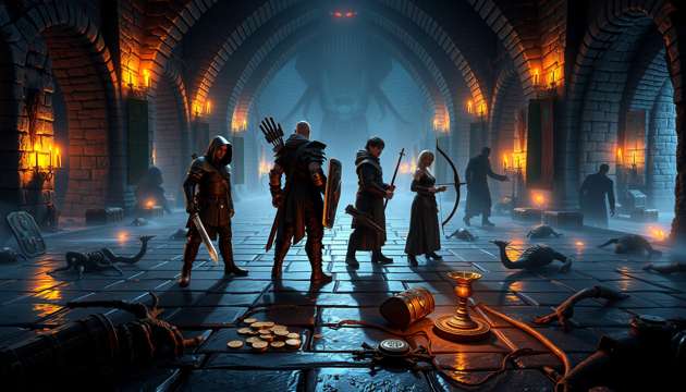 Crypts Beneath the Keep - Jabali AI Poster