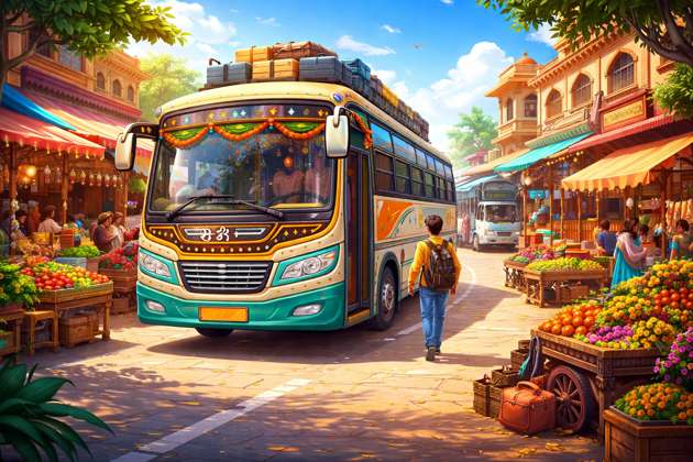 Bharat Bus Mela 3D - Jabali AI Poster