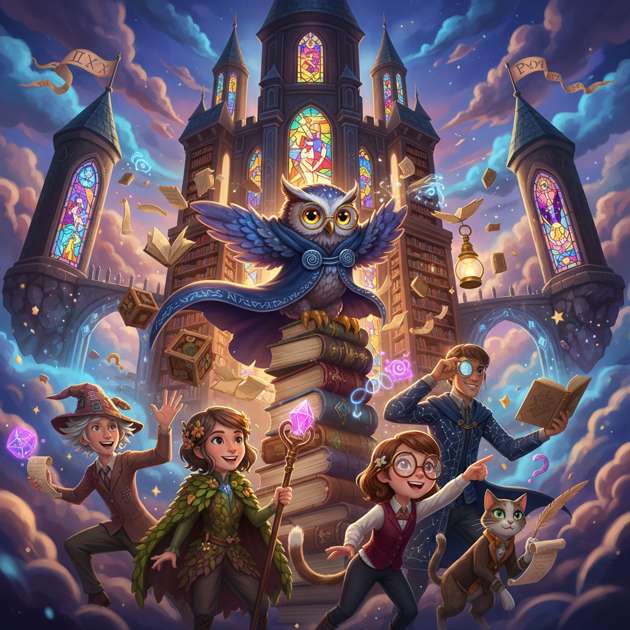 Arcana: Library of Legends - Jabali AI Poster