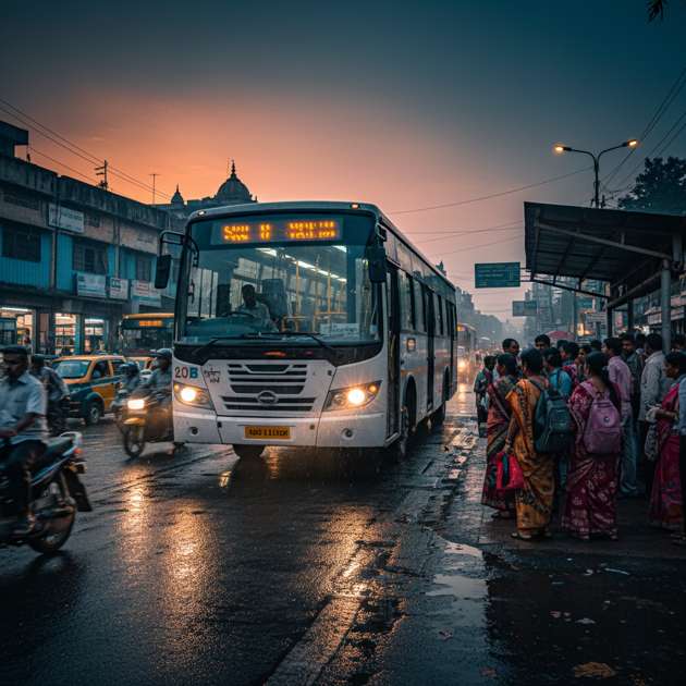 Indian Bus Routes - Jabali AI Poster