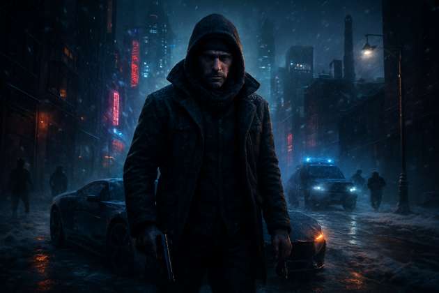 Icebound City - Jabali AI Poster