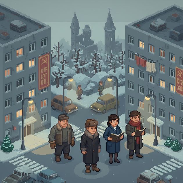 Snowbound City - Jabali AI Poster