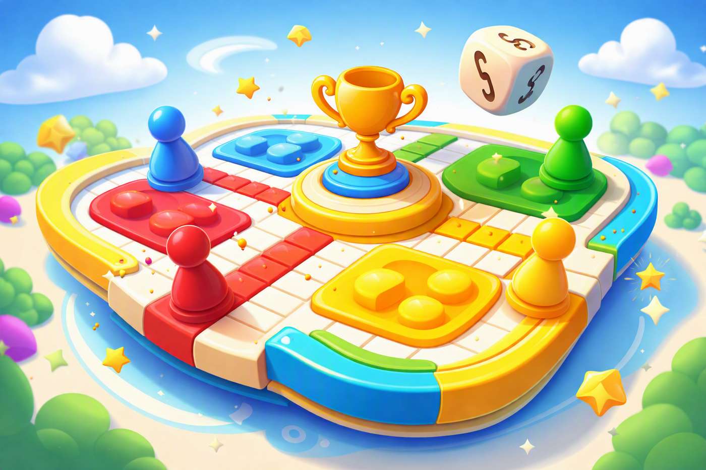 Ludo Quest 3D game artwork