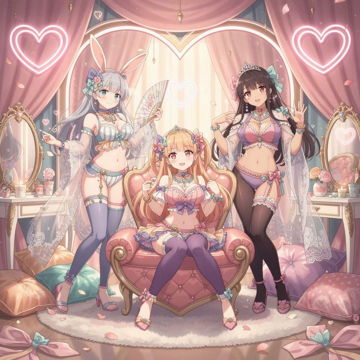 Waifu Wonderland game artwork