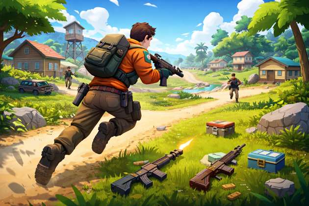 BattleDrop Island - Jabali AI Poster
