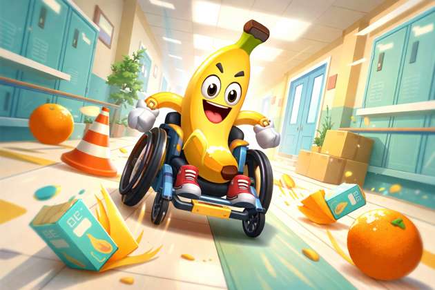 Banana Wheelie Hall - Jabali AI Poster