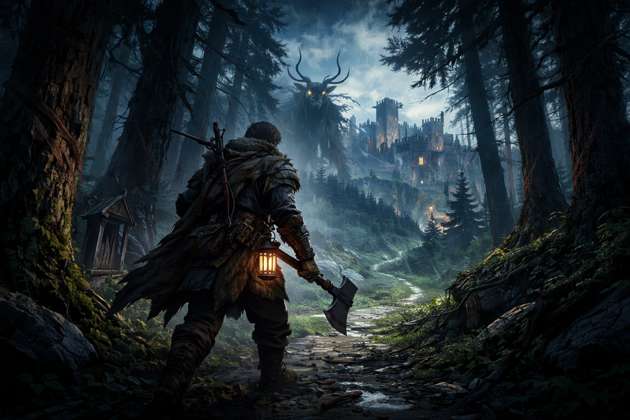 Forest Hunter Citybound - Jabali AI Poster