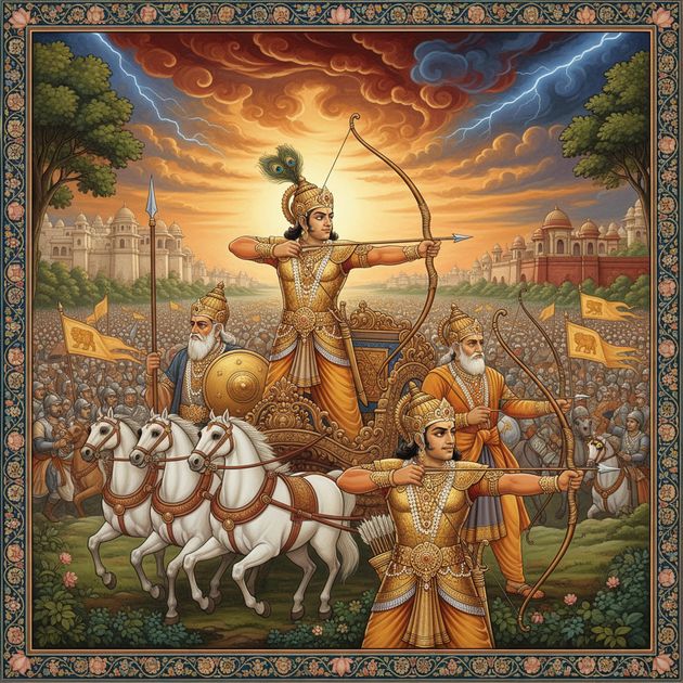 Mahabharata: Warriors of Kurukshetra - Jabali AI Poster