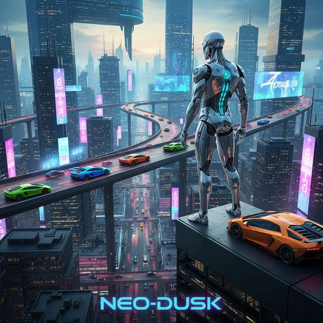Neon Drive Automata - 3D Open World by Jabali AI