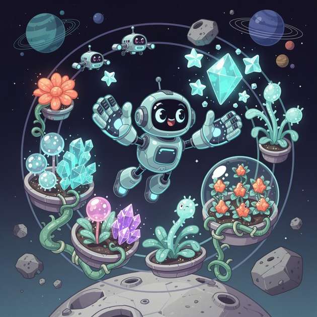 CosmoBot Harvest - Jabali AI Poster