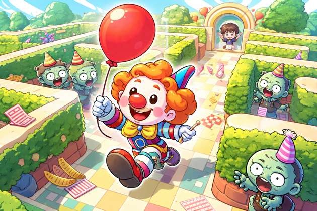 Balloon Escape Maze - Jabali AI Poster