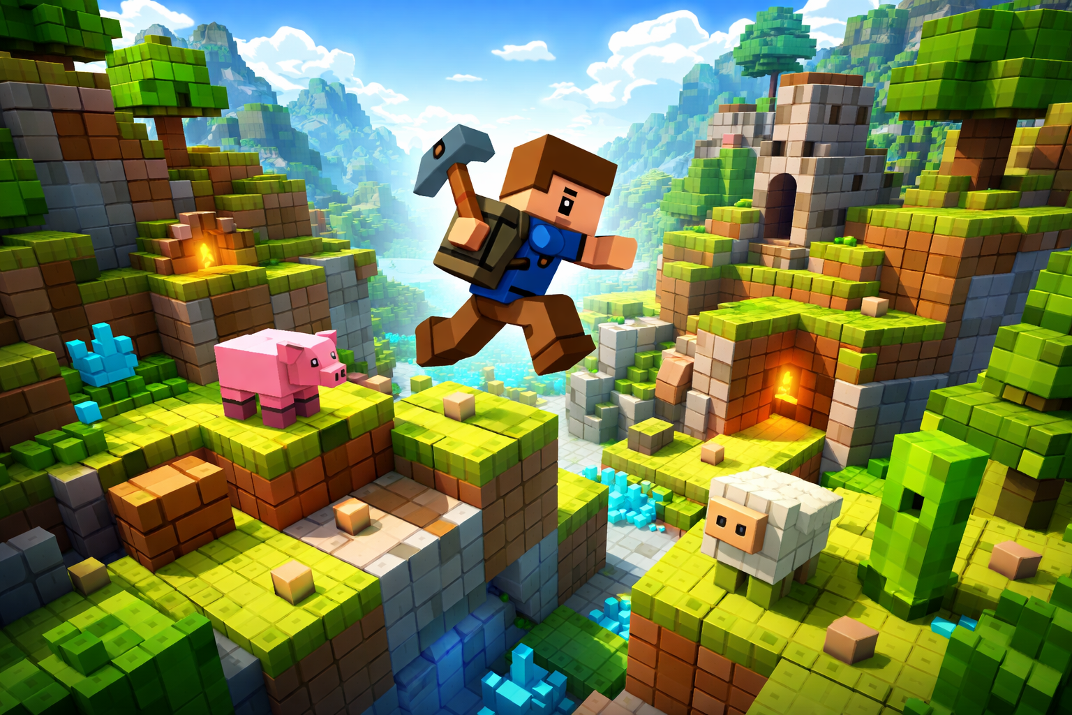 Blockscape 3D - Instant game by Jabali AI