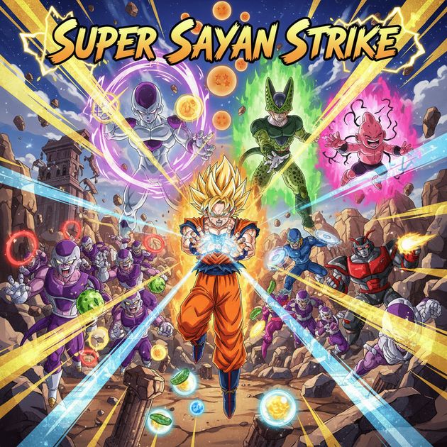 Super Saiyan Strike - Jabali AI Poster